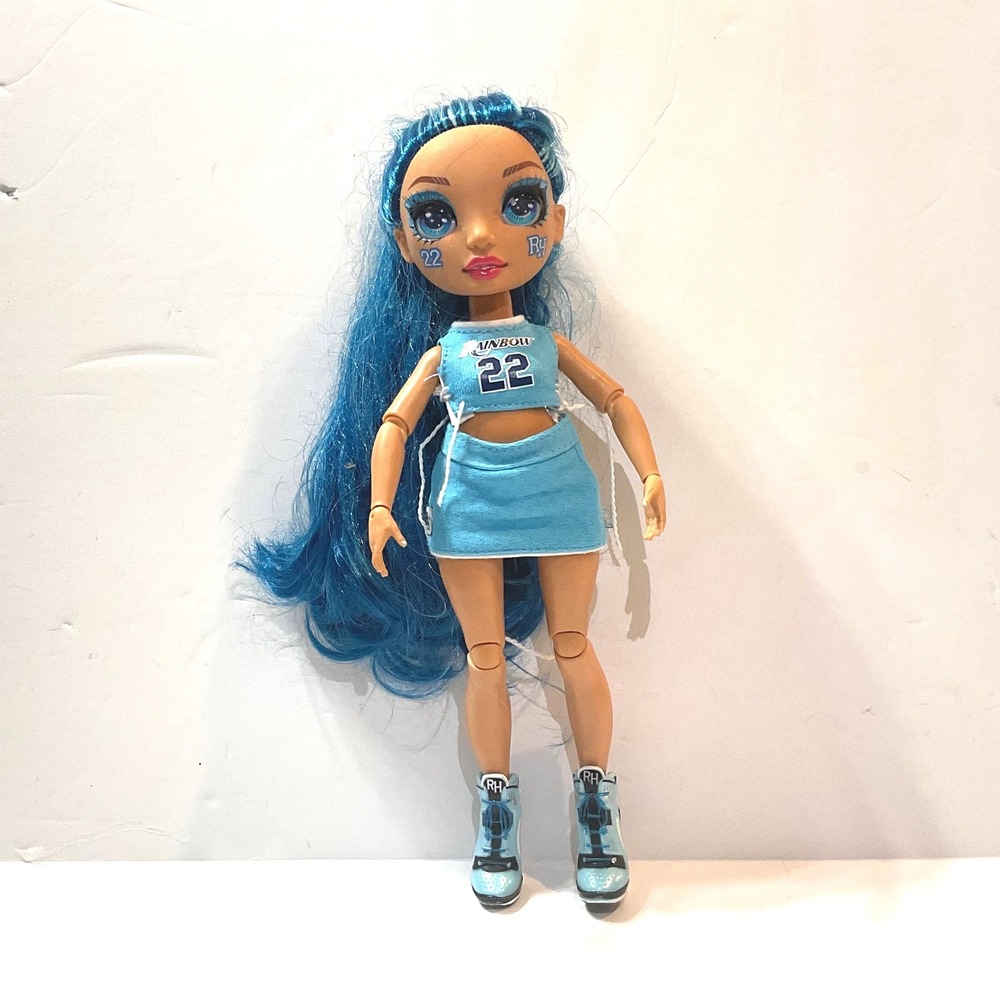 Rainbow High Cheer Hali Capri Blue Fashion Doll with Accessories 11 inch